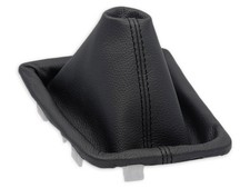 PER RENAULT SCENIC 4 IV 2016-2022 CUFFIA LEVA CAMBIO PELLE NERA