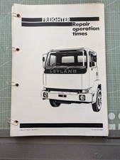 1985 Leyland Freighter Repair Operation Times Engines 402, 411 6.98NV, & 6.98TV