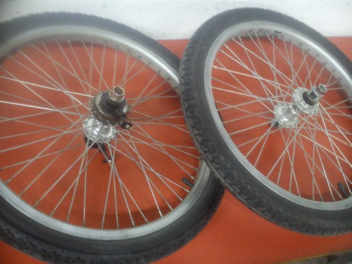 Bmx wheelset alloy - alloy, mohawk
