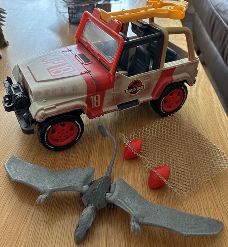 Jurassic world park - jurassic, jeep