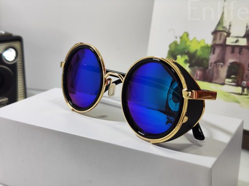 Steampunk sunglasses 50s round - steampunk,
