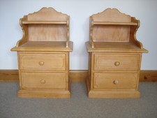 2 x Bedside Tables in Solid
