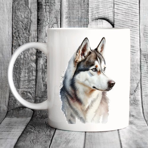 Siberian husky mug gift - husky,