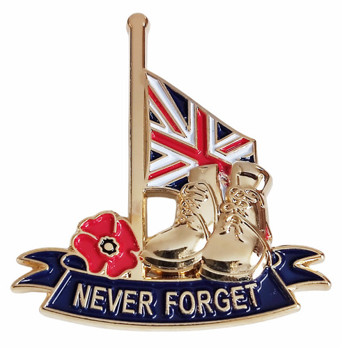 Poppies enamel pin - enamel, badge