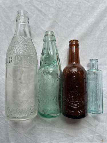 Vintage bottles job lot - bottles, x4