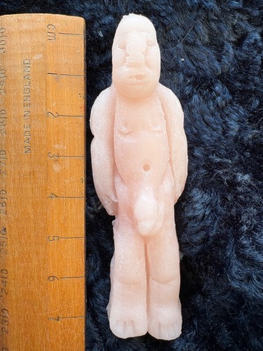 Pale pink voodoo doll poppet - voodoo,