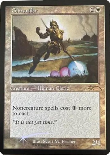 Glowrider foil - glowrider, (retro