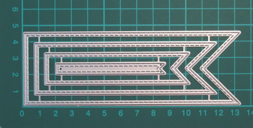 Set banner tags cutting - of, 4