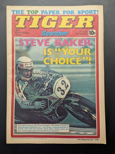 Tiger and scorcher comic - tiger,