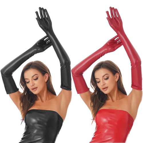 Womens long gloves - womens, wet