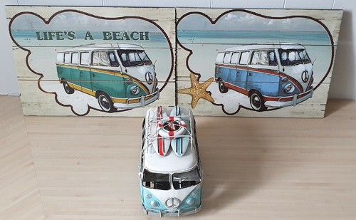Surfing van decoration set - ,