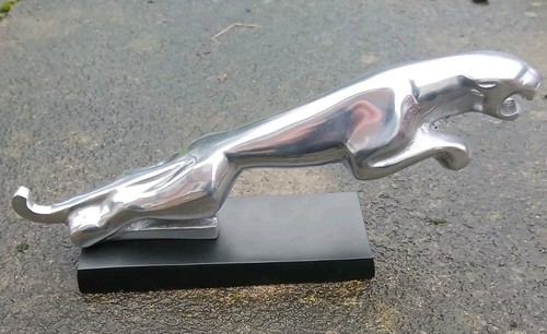 Large leaping jaguar car - leaping,