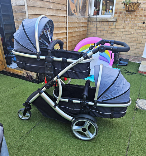 Kidz kargo double pushchair - kargo, 2