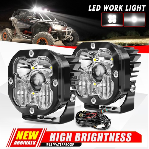 Pair laser cube led - led, spot
