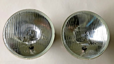 Austin Mini Cooper MG Rover Morris Conversion Headlights US EU 2x H4 Glass/Metal