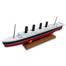 12" RMS Lusitania Model Ship With Removable Stand - Titanic Toys For Kids