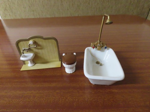 Sylvanian families bathroom - sylvanian,