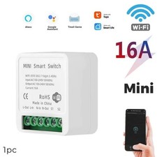 16A MINI Wifi Smart Switch Timer Wireless Switches w/ Tuya Alexa Google Home