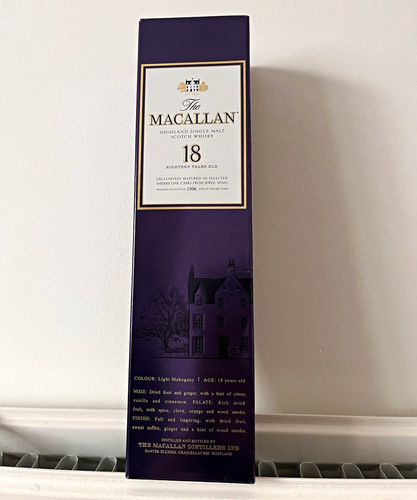 The macallan year - old, empty