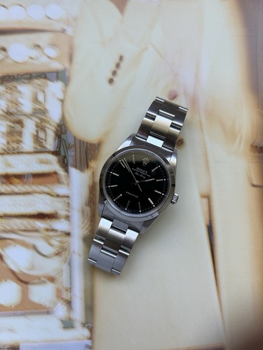 Rolex air king - rolex, black
