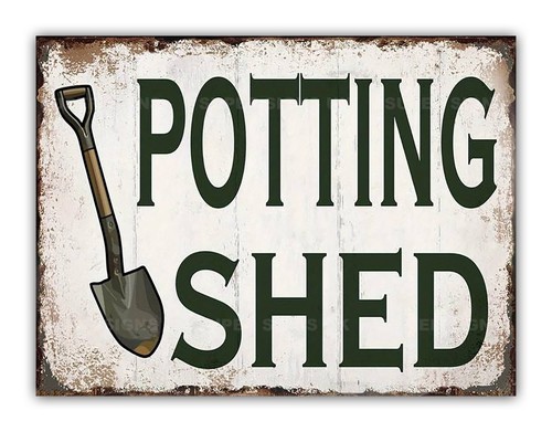 Potting shed backyard - potting,