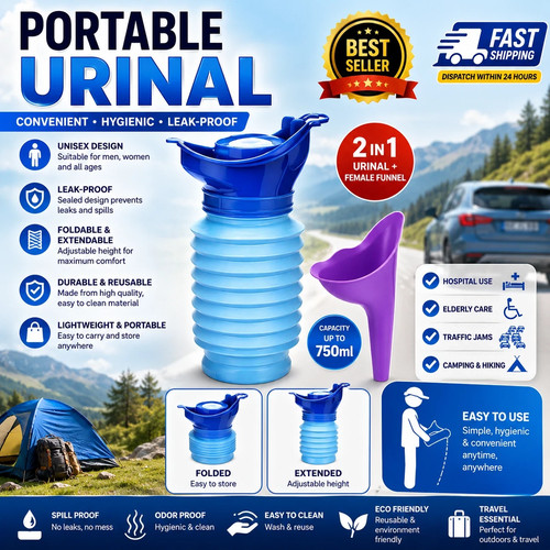 Male female portable urinal - male,