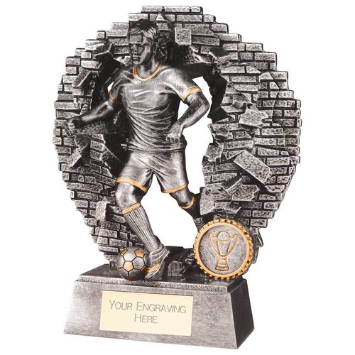 Football trophies resin - football, blast