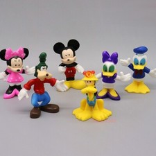 Mickey Mouse Clubhouse Minnie Donald Figure Toys Cake Toppers 6Pcs
