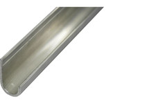 Aluminium J Gutter Section Moulding Multiple Sizes and Lengths Available