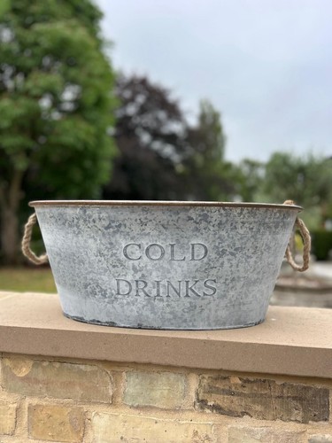 Zinc cold drinks embossed - cold,