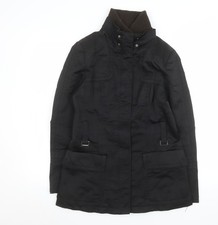 Zara Men Black M Military Coat