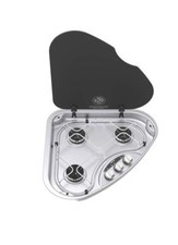 SPINFLO BASIC LINE TRIANGULAR LEFT HAND CARAVAN MOTORHOME CAMPER 3 BURNER HOB