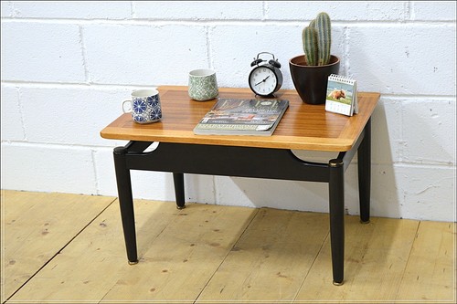 Plan coffee table - g, teak
