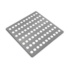 Drain Cover Leaf Guard Metal Stainless Steel Grid Plate Grate Rustproof 15x15cm
