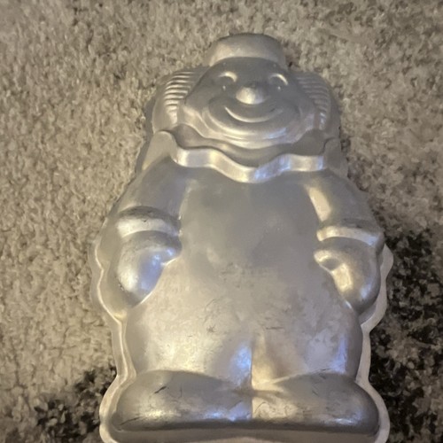 Silver clown shaped - silver,