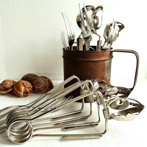 Piece escargot cutlery set - piece,