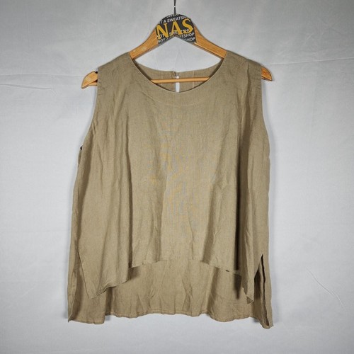 Beige over sized - beige, tank