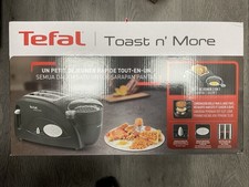Tefal Toast n Bean, 2 Slice Toaster, Bean & Egg maker/ 1200 W/Black/TT552842