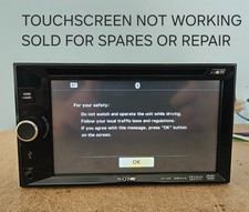 SONY XAV-68BT DOUBLE DIN CAR RADIO STEREO CD PLAYER HEAD UNIT - FAULTY