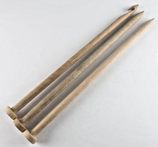 Jumbo Wooden Knitting Needles