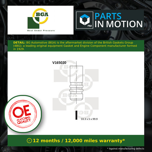Inlet valve fits fiat 500 - valve, 312