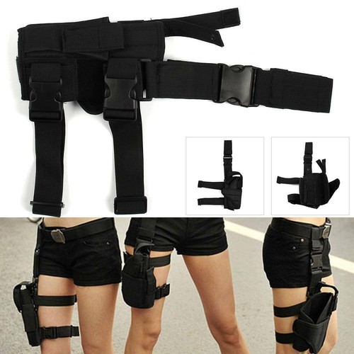 Adjustable drop leg pistol - drop,