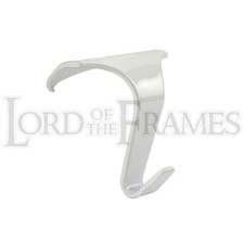 2 x White Picture Rail