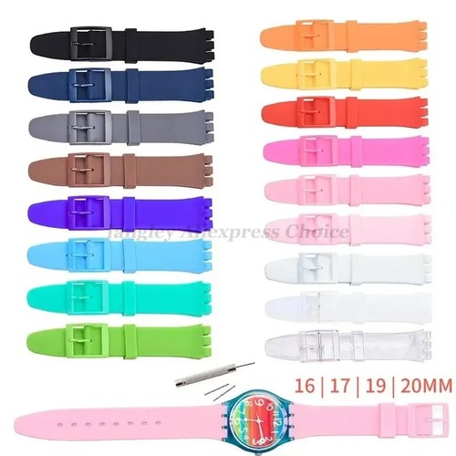 For swatch silicone watch band - silicone,