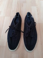Mens Original Penguin Canvas Shoes Uk 7 41  Black Plimsolls  to Clear vintage 