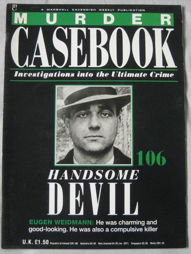 Murder casebook magazine issue - murder,