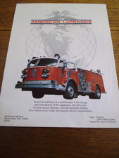 AMERICAN LA FRANCE FIRE ENGINE