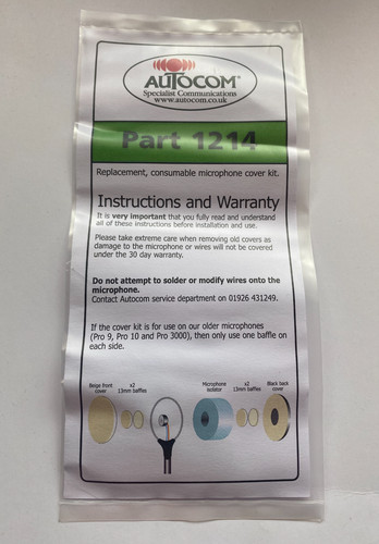 Replacement microphone covers - microphone,