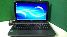 Windows XP 32bit Core i3 Laptop 2.13GHz 4GB 500GB DVD Acer Aspire MAINS ONLY