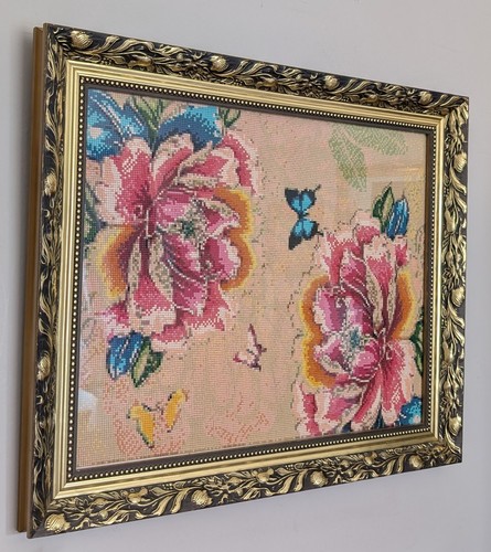 Vintage framed large diamond - framed,